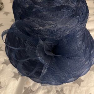 Elegant Navy Blue Women's Hat